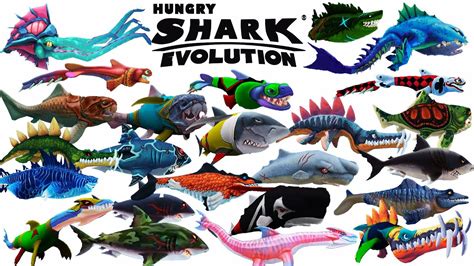 all sharks hungry shark evolution|More.